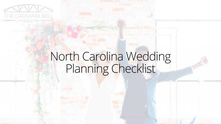 Wedding Planning Checklist – North Carolina